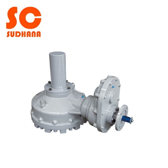 Multi-turn electric bevel gearbox