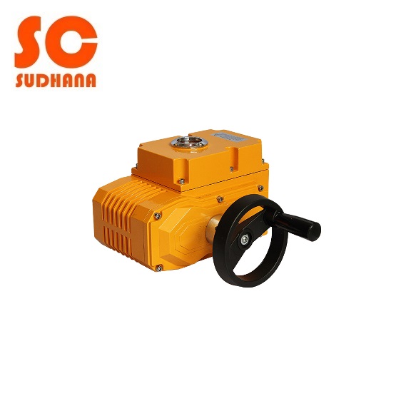 Electric actuator with handwheel switch